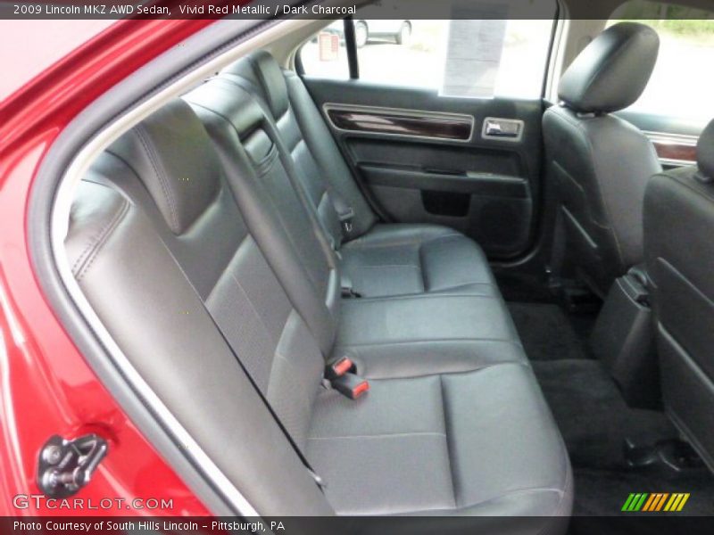 Vivid Red Metallic / Dark Charcoal 2009 Lincoln MKZ AWD Sedan