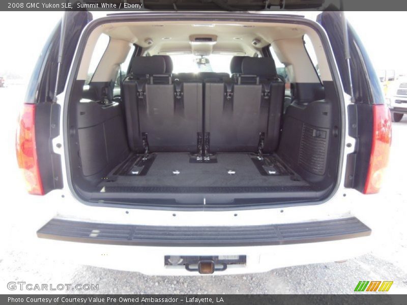 Summit White / Ebony 2008 GMC Yukon SLE