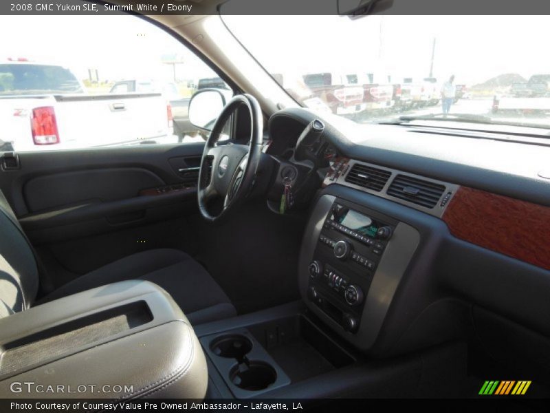 Summit White / Ebony 2008 GMC Yukon SLE