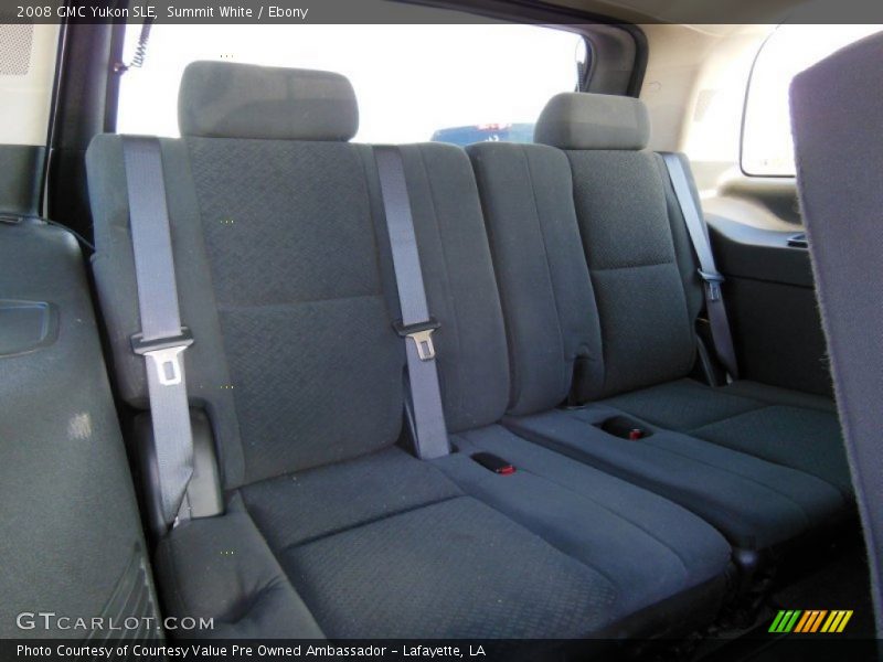Summit White / Ebony 2008 GMC Yukon SLE
