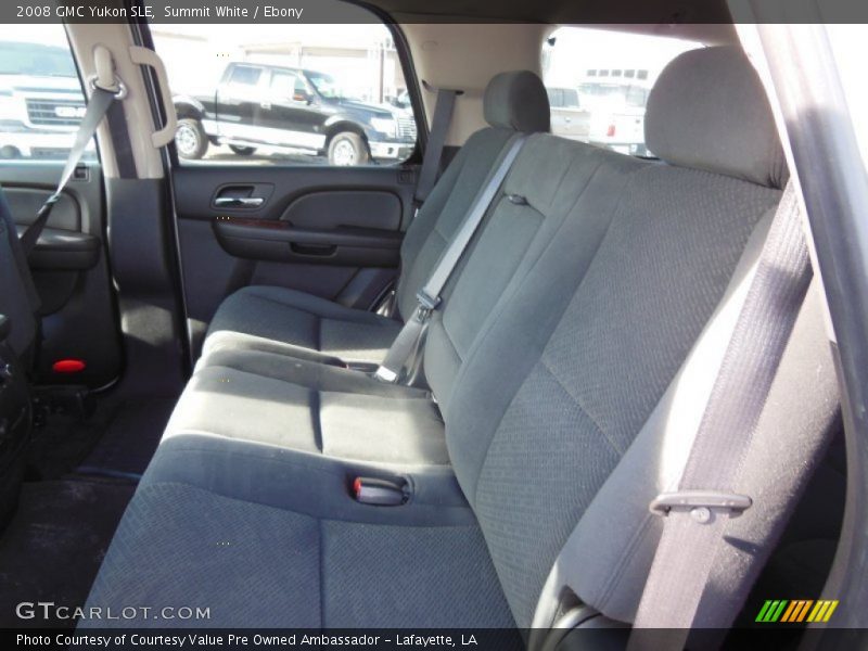 Summit White / Ebony 2008 GMC Yukon SLE
