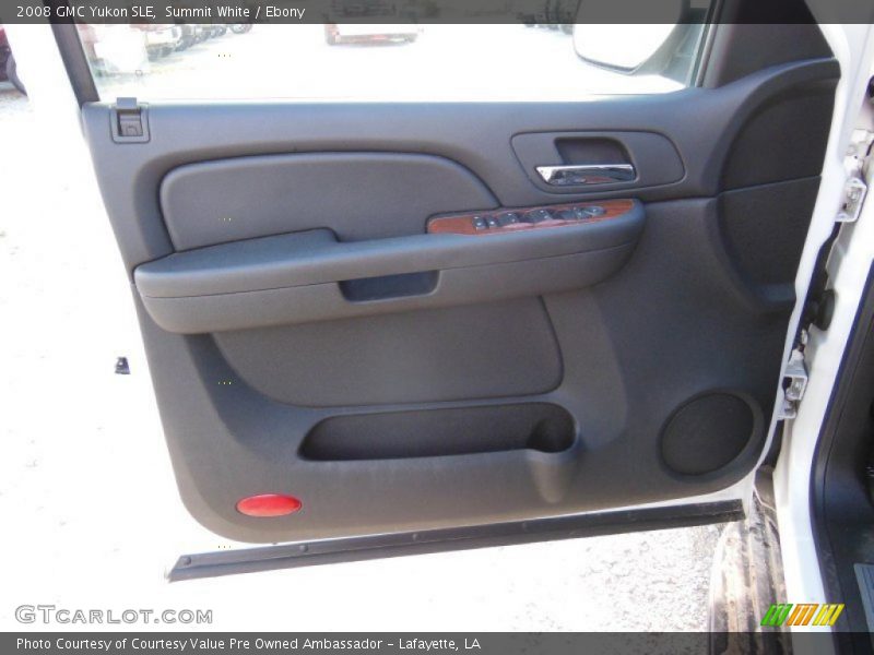 Summit White / Ebony 2008 GMC Yukon SLE