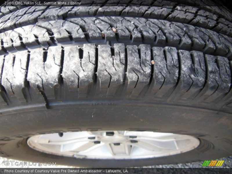 Summit White / Ebony 2008 GMC Yukon SLE