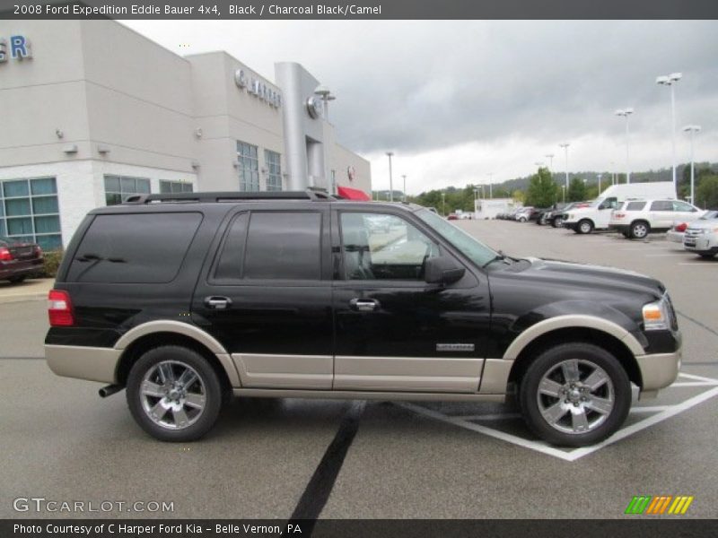 Black / Charcoal Black/Camel 2008 Ford Expedition Eddie Bauer 4x4