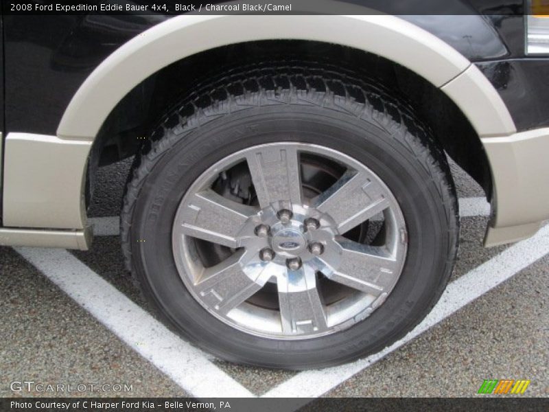 Black / Charcoal Black/Camel 2008 Ford Expedition Eddie Bauer 4x4