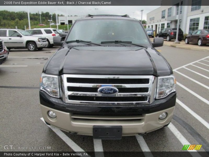 Black / Charcoal Black/Camel 2008 Ford Expedition Eddie Bauer 4x4
