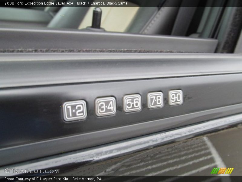 Black / Charcoal Black/Camel 2008 Ford Expedition Eddie Bauer 4x4