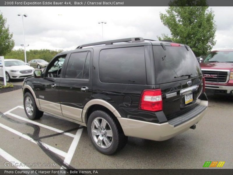 Black / Charcoal Black/Camel 2008 Ford Expedition Eddie Bauer 4x4