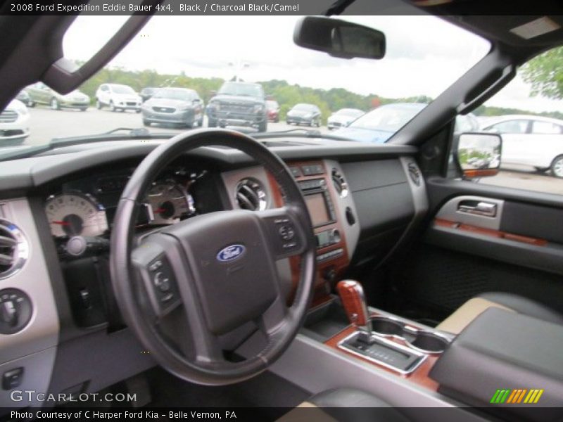 Black / Charcoal Black/Camel 2008 Ford Expedition Eddie Bauer 4x4