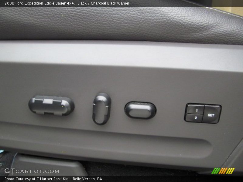 Black / Charcoal Black/Camel 2008 Ford Expedition Eddie Bauer 4x4