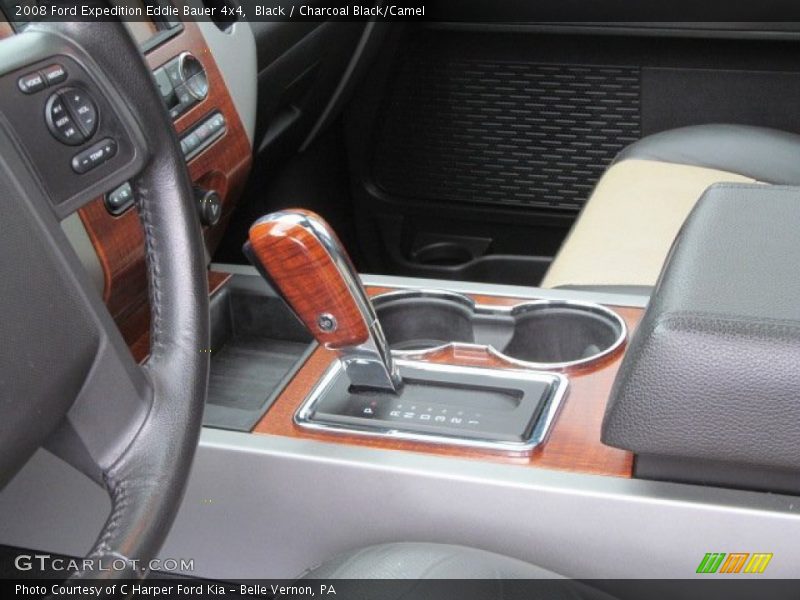 Black / Charcoal Black/Camel 2008 Ford Expedition Eddie Bauer 4x4