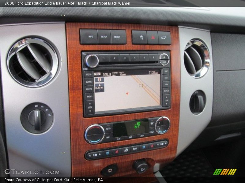 Black / Charcoal Black/Camel 2008 Ford Expedition Eddie Bauer 4x4