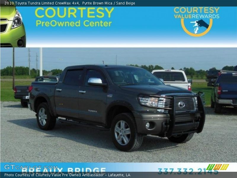 Pyrite Brown Mica / Sand Beige 2010 Toyota Tundra Limited CrewMax 4x4