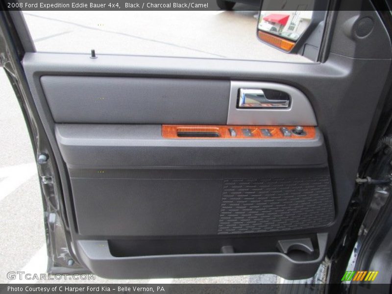 Black / Charcoal Black/Camel 2008 Ford Expedition Eddie Bauer 4x4