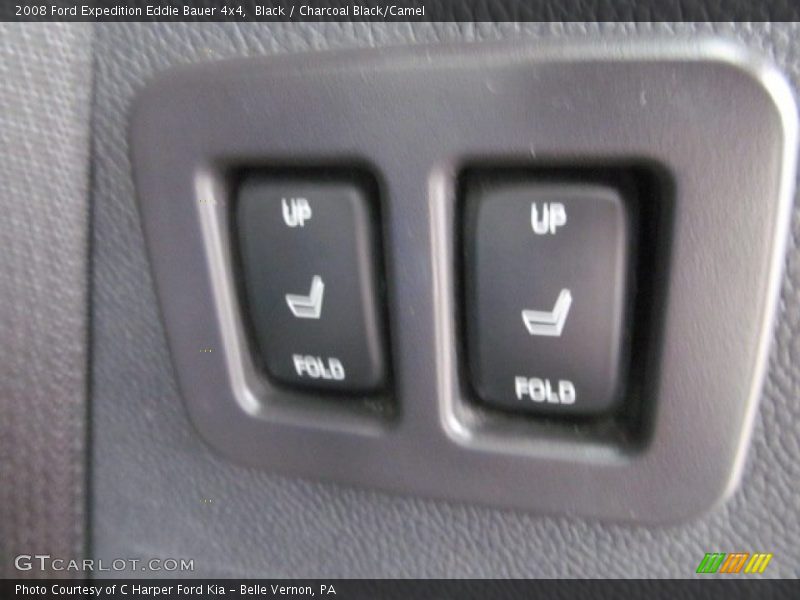 Black / Charcoal Black/Camel 2008 Ford Expedition Eddie Bauer 4x4
