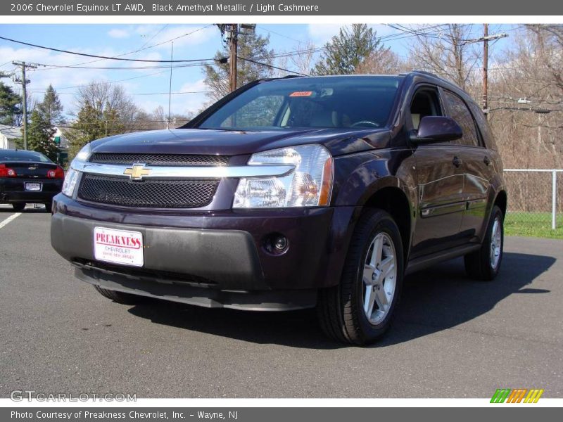 Black Amethyst Metallic / Light Cashmere 2006 Chevrolet Equinox LT AWD