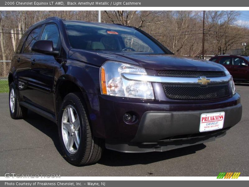 Black Amethyst Metallic / Light Cashmere 2006 Chevrolet Equinox LT AWD