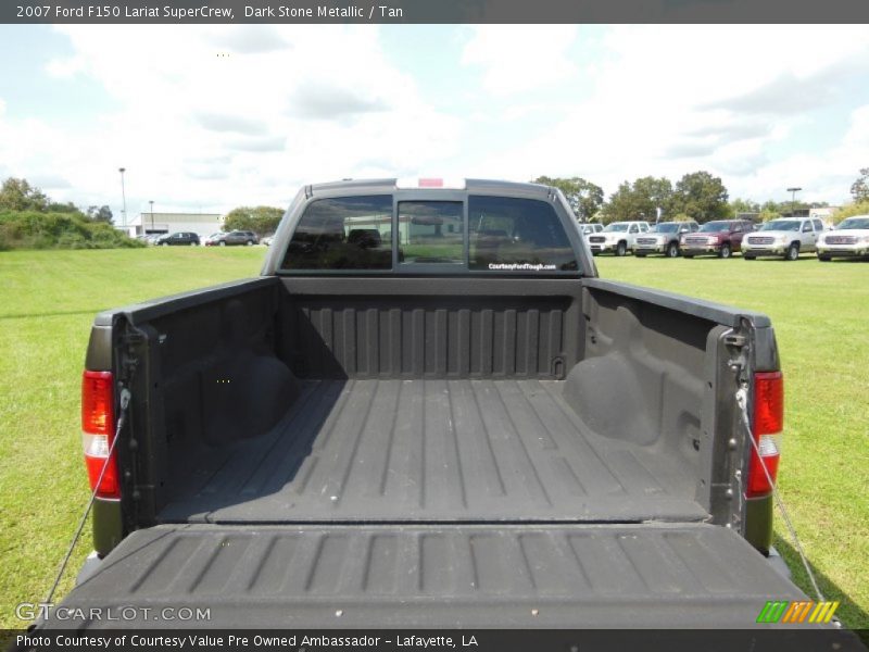 Dark Stone Metallic / Tan 2007 Ford F150 Lariat SuperCrew