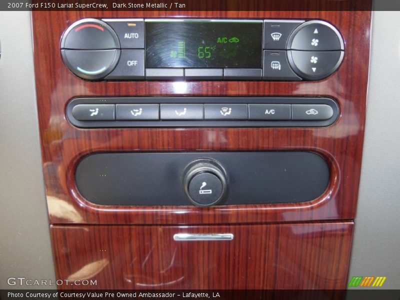 Dark Stone Metallic / Tan 2007 Ford F150 Lariat SuperCrew