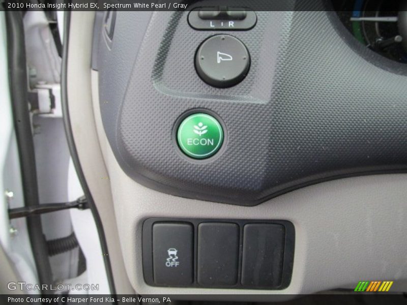Controls of 2010 Insight Hybrid EX