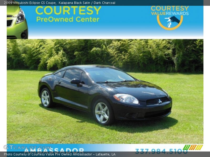 Kalapana Black Satin / Dark Charcoal 2009 Mitsubishi Eclipse GS Coupe