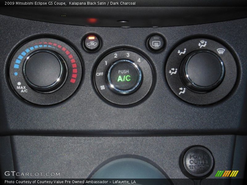 Kalapana Black Satin / Dark Charcoal 2009 Mitsubishi Eclipse GS Coupe