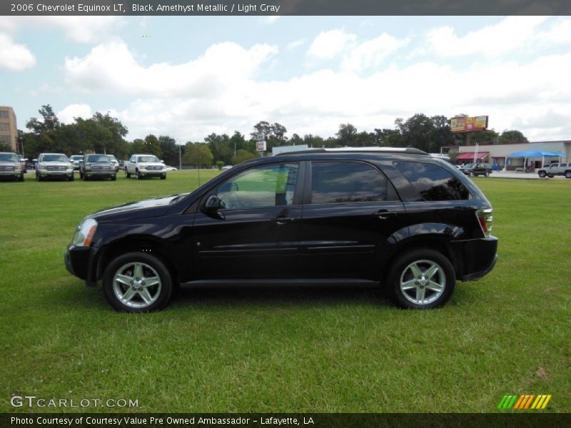 Black Amethyst Metallic / Light Gray 2006 Chevrolet Equinox LT