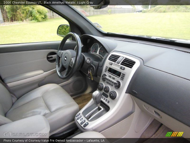 Black Amethyst Metallic / Light Gray 2006 Chevrolet Equinox LT