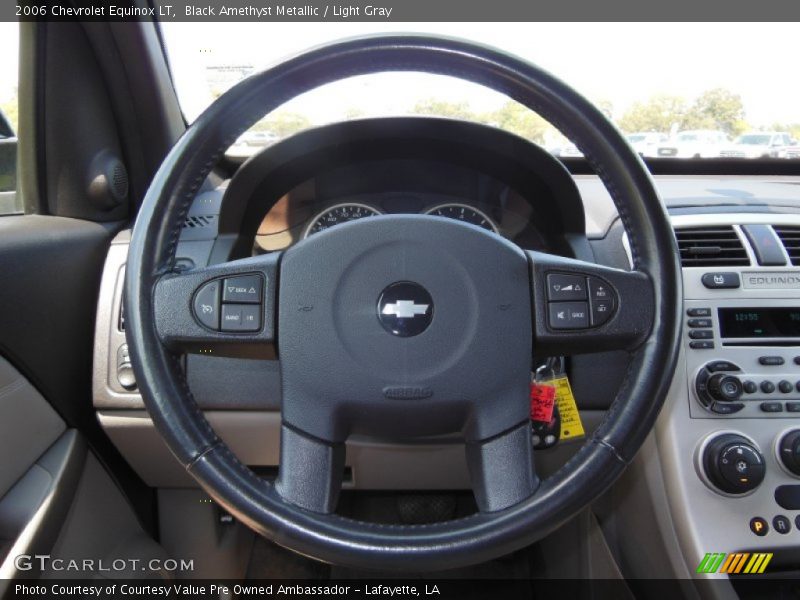 Black Amethyst Metallic / Light Gray 2006 Chevrolet Equinox LT
