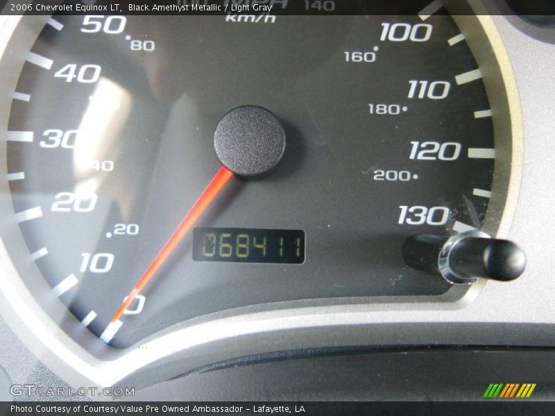 Black Amethyst Metallic / Light Gray 2006 Chevrolet Equinox LT