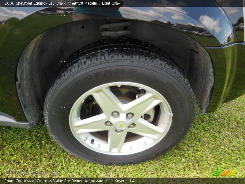 Black Amethyst Metallic / Light Gray 2006 Chevrolet Equinox LT