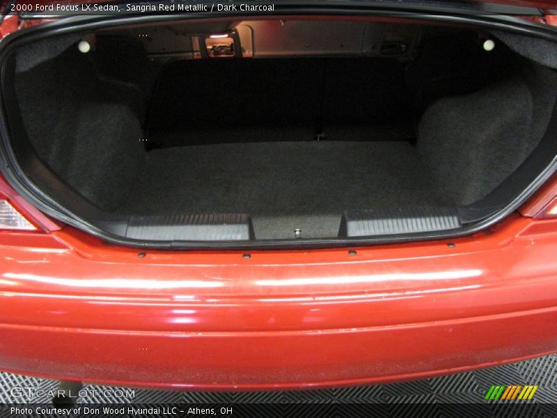 Sangria Red Metallic / Dark Charcoal 2000 Ford Focus LX Sedan