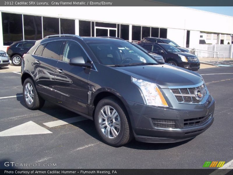 Gray Flannel Metallic / Ebony/Ebony 2012 Cadillac SRX Luxury