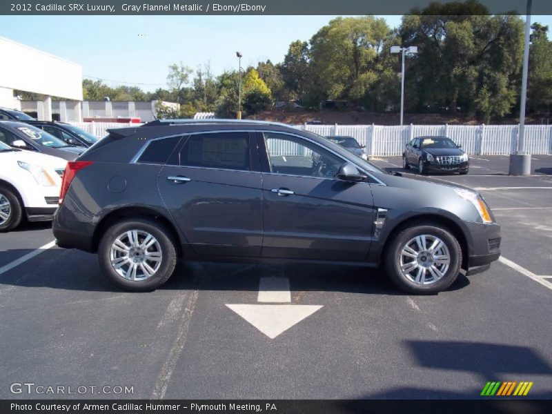 Gray Flannel Metallic / Ebony/Ebony 2012 Cadillac SRX Luxury