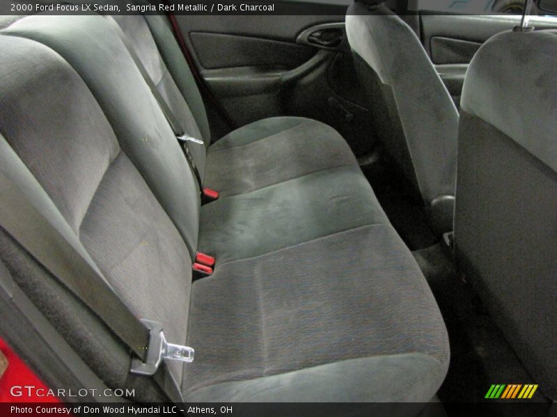 Sangria Red Metallic / Dark Charcoal 2000 Ford Focus LX Sedan