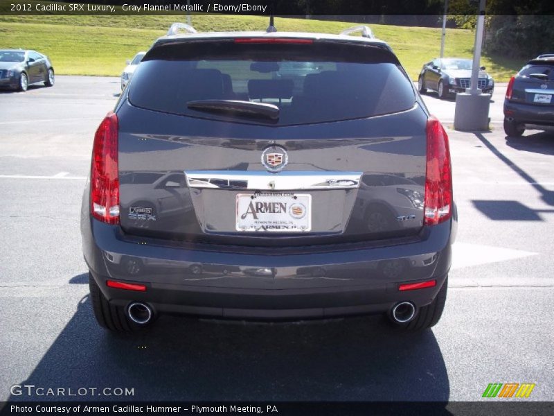 Gray Flannel Metallic / Ebony/Ebony 2012 Cadillac SRX Luxury
