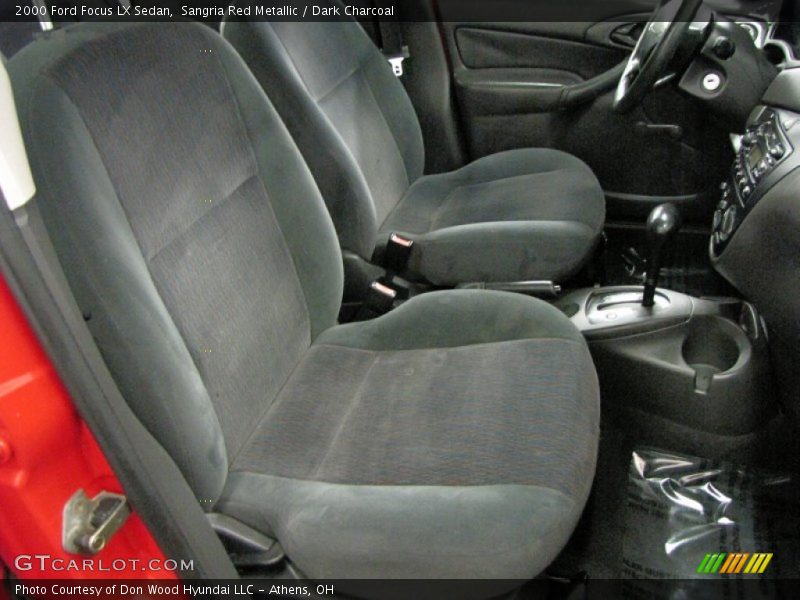Sangria Red Metallic / Dark Charcoal 2000 Ford Focus LX Sedan
