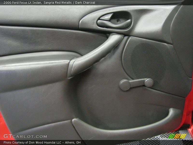 Sangria Red Metallic / Dark Charcoal 2000 Ford Focus LX Sedan