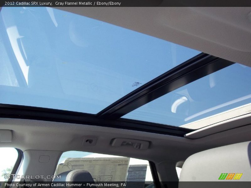 Gray Flannel Metallic / Ebony/Ebony 2012 Cadillac SRX Luxury