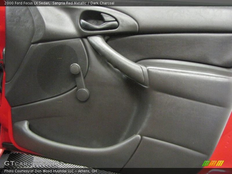Sangria Red Metallic / Dark Charcoal 2000 Ford Focus LX Sedan