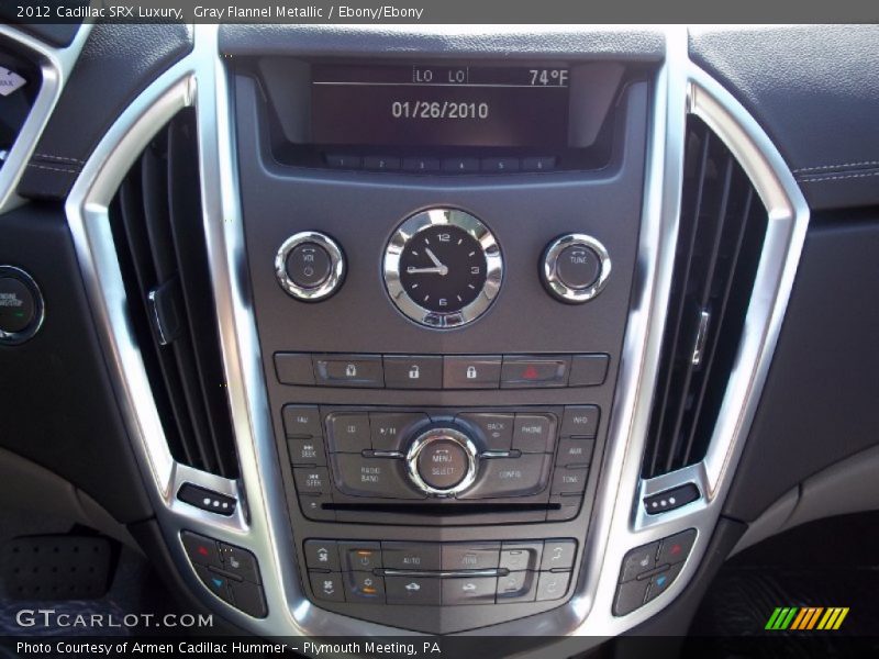 Gray Flannel Metallic / Ebony/Ebony 2012 Cadillac SRX Luxury