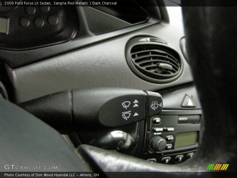 Sangria Red Metallic / Dark Charcoal 2000 Ford Focus LX Sedan