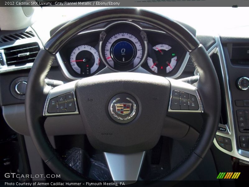 Gray Flannel Metallic / Ebony/Ebony 2012 Cadillac SRX Luxury