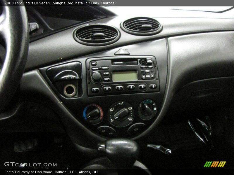 Sangria Red Metallic / Dark Charcoal 2000 Ford Focus LX Sedan