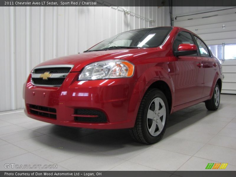 Front 3/4 View of 2011 Aveo LT Sedan
