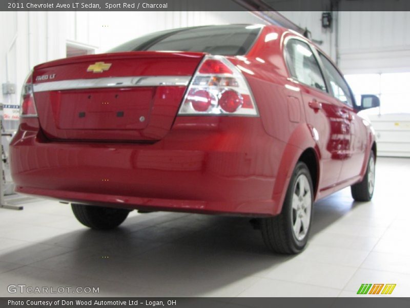 Sport Red / Charcoal 2011 Chevrolet Aveo LT Sedan