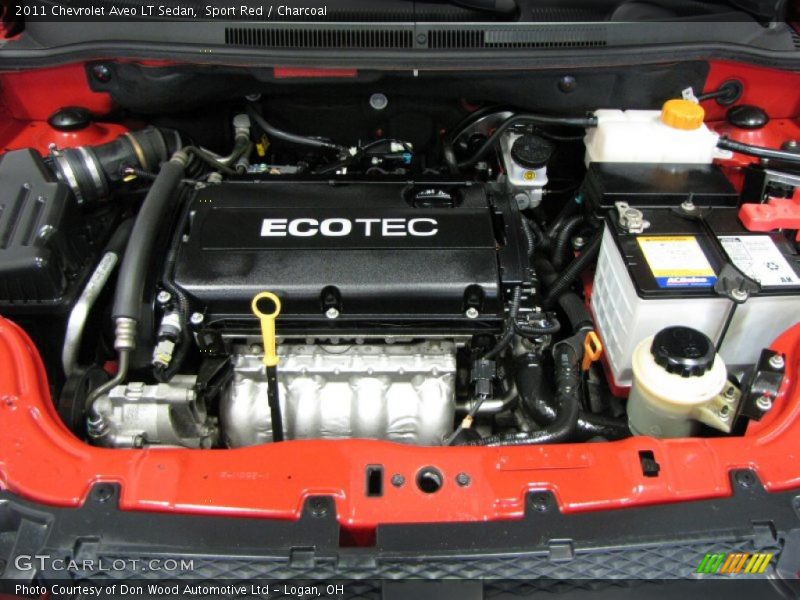  2011 Aveo LT Sedan Engine - 1.6 Liter DOHC 16-Valve VVT ECOTEC 4 Cylinder