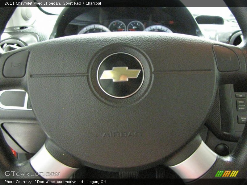 Sport Red / Charcoal 2011 Chevrolet Aveo LT Sedan