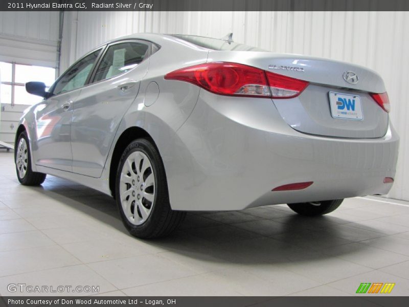 Radiant Silver / Gray 2011 Hyundai Elantra GLS