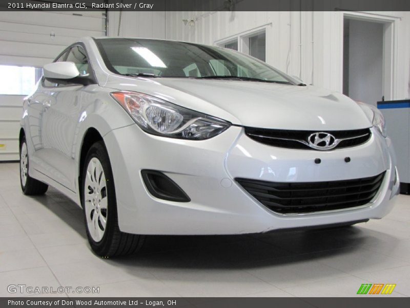 Radiant Silver / Gray 2011 Hyundai Elantra GLS